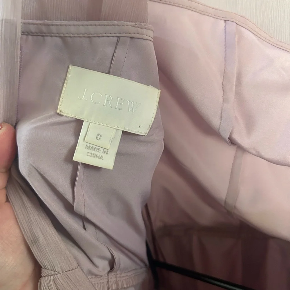 J.crew‎ pink maxi silk dress 0